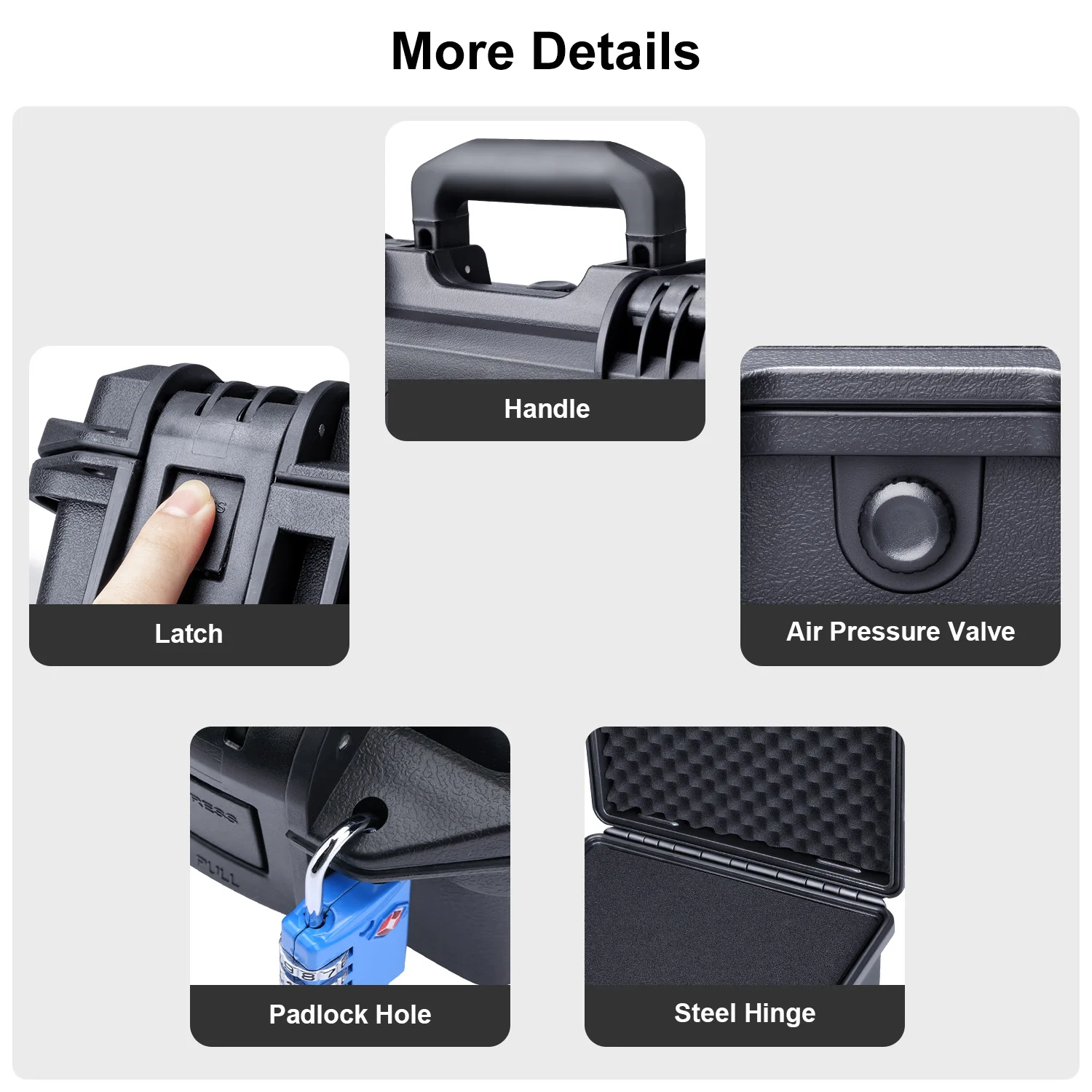 442912E Factory Laptop Hard Case for up to 16' Laptop Notebook Netbook, IP67 Waterproof, Inner Size 44x29x12cm