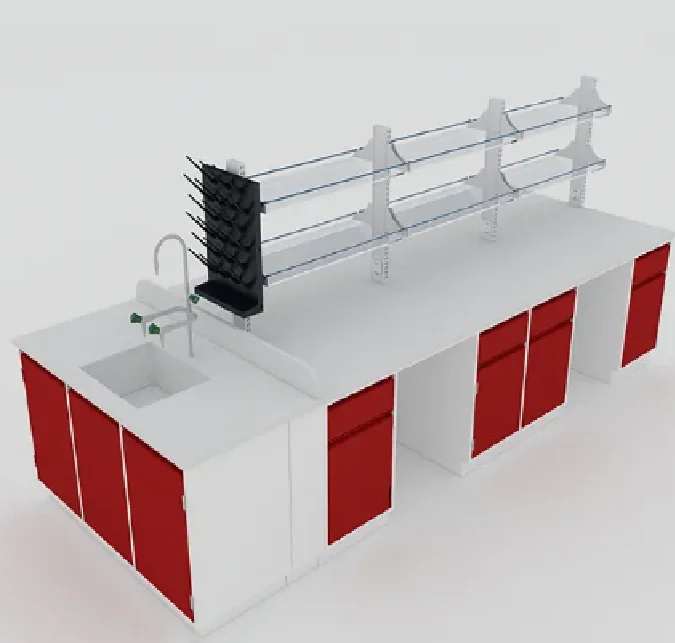Wholesale High School Corrosion Resistant Steel And Wood Lab Table With Drawer Cabinet