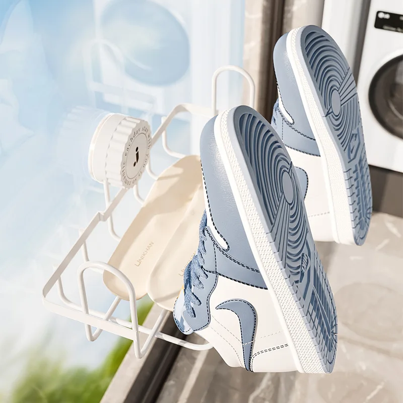 Shoe rack slipper holder with suction cup