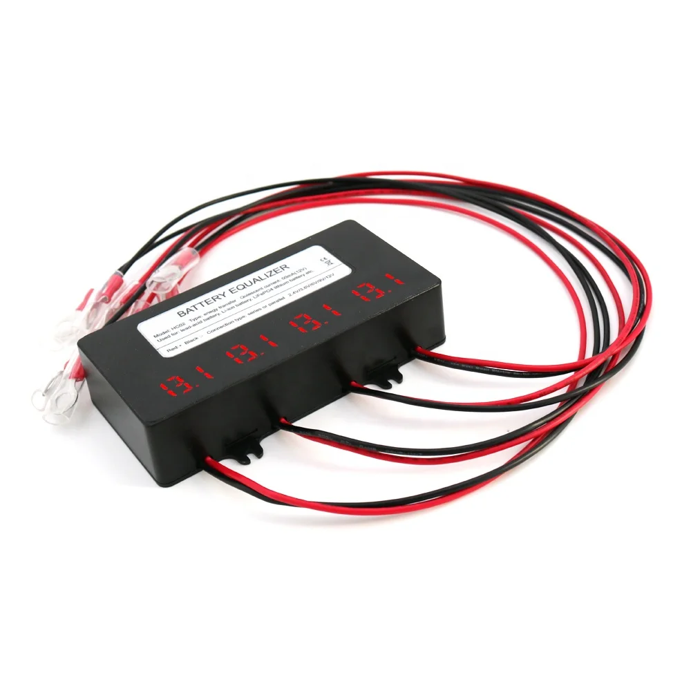 Heltec Active Balancer Battery Equalizer for Two Pieces 12V Gel Flood AGM Lead Acid Batteries Parallel Series 24V 48V