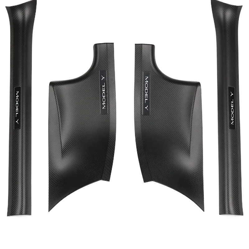 2022 Model Y Car Threshold Protection Decoration Scuff Plate Anti-Scratch Door Sill Strip For Tesla Model Y