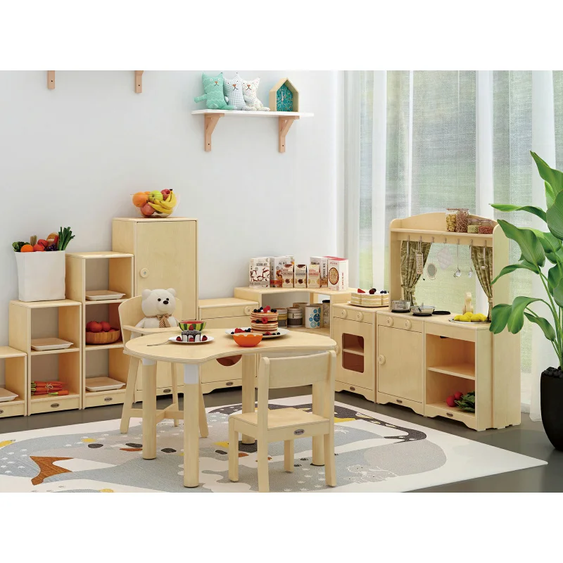  Фабрика в Гуанчжоу creche цветная классная деревянная детская мебель для детского сада на