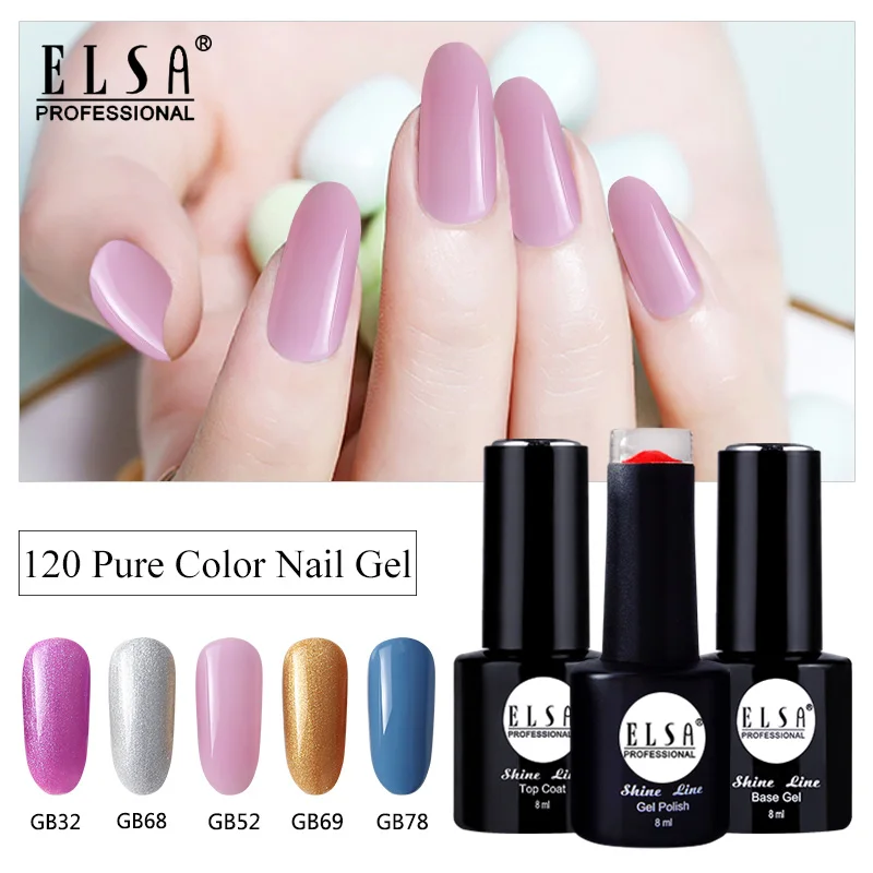 
ELSA hot sale 8ml nail beauty uv gel polish ship from RU stock 