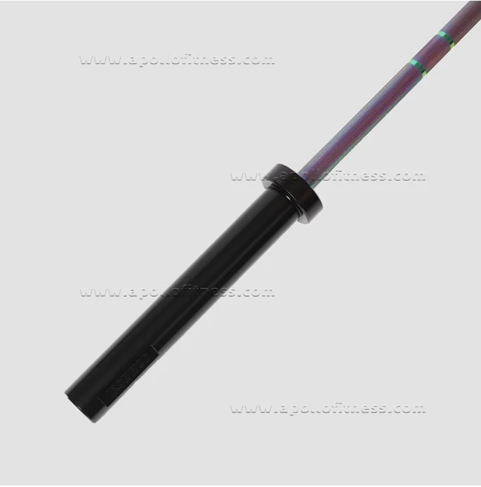 (Women) titanium alloy barbell bar, high-quality alloy barbell bar ,customized logo for GYM , high load bearing