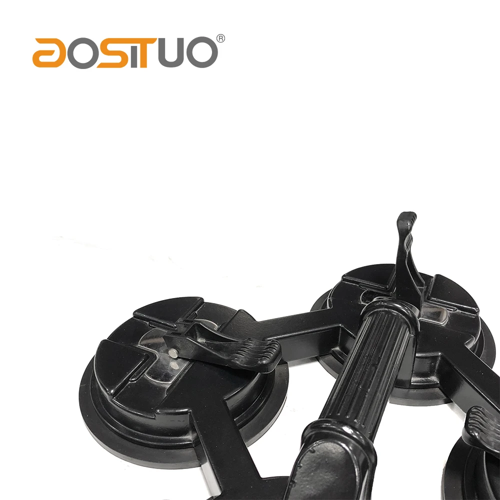 Super Power Aluminum Alloy Hand Tool Four Pads Pump Suction Glass Lifting Vacuum Sucker Suction Cup for Glass