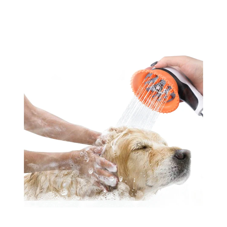 
Wholesale cleaning prevent hairball generation comb brush head pet bathing shower 