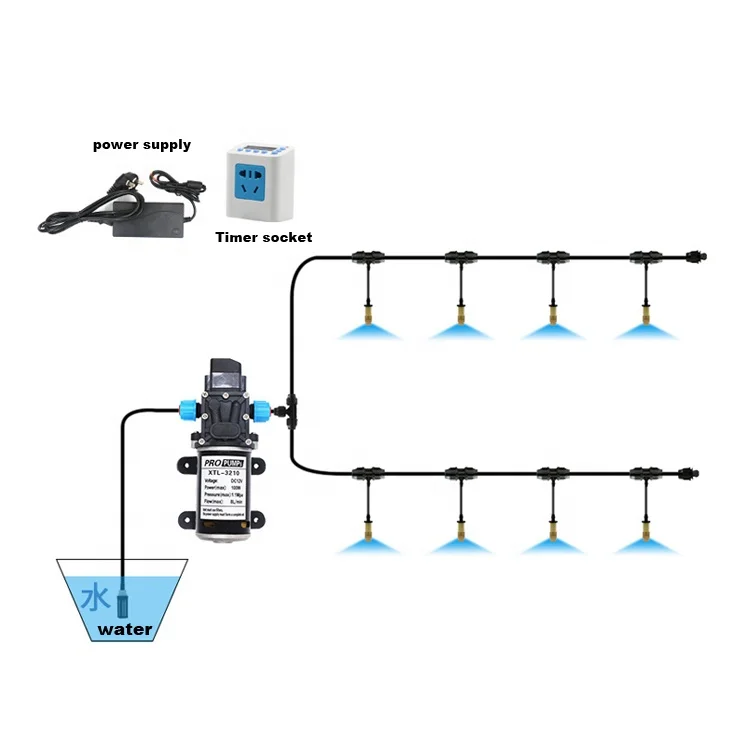 10m-30m DIY Adjustable Dripper Copper Nozzle Automatic water absorption device Garden Watering Kits