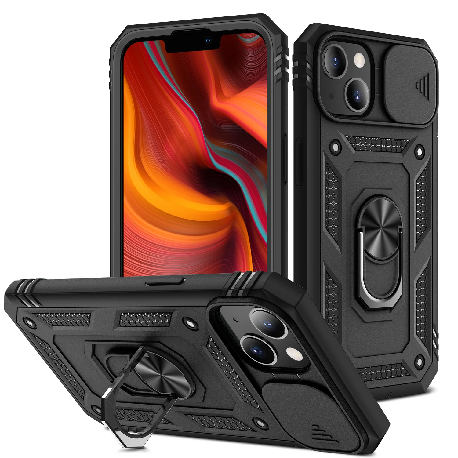 2022 newest best sellers shockproof cell phone case kickstand sublimation phone cases for iphone 13