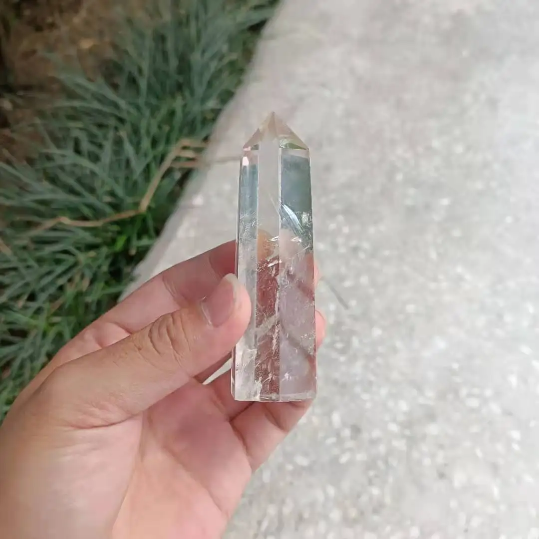 Gemstone Natural Crystal Wand Crystals Clear Towers Quartz Points Set