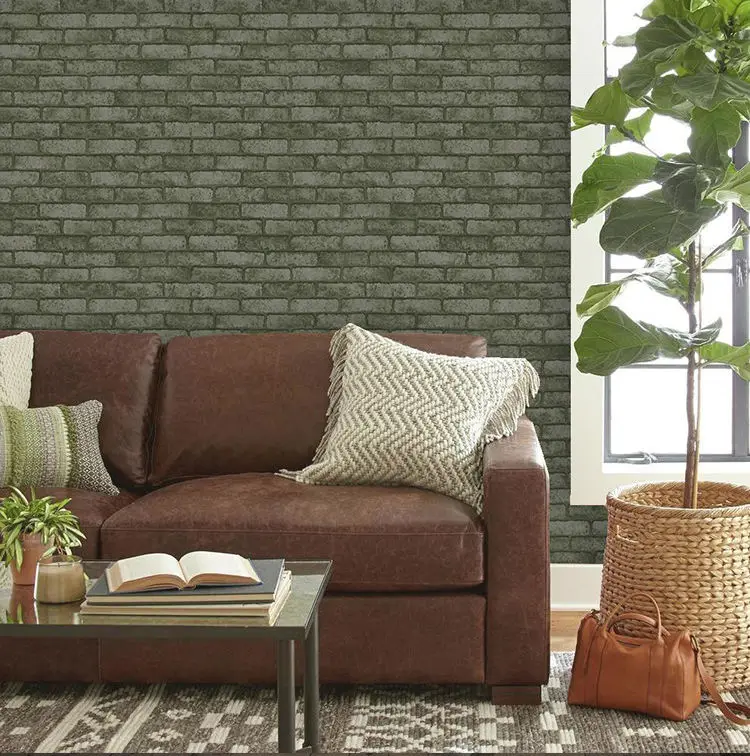 Wholesale Self Adhesive Wallpaper Rolls Waterproof Vinyl 3D Stone Brick Peel And Stick Wall Sticker For Interior Decor