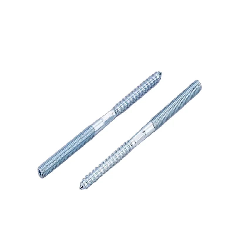 China wholesale M4 M5 M6 Threaded hanger bolt Metal Wood Dowel Screw high strength stainless steel double end thread stud bolt
