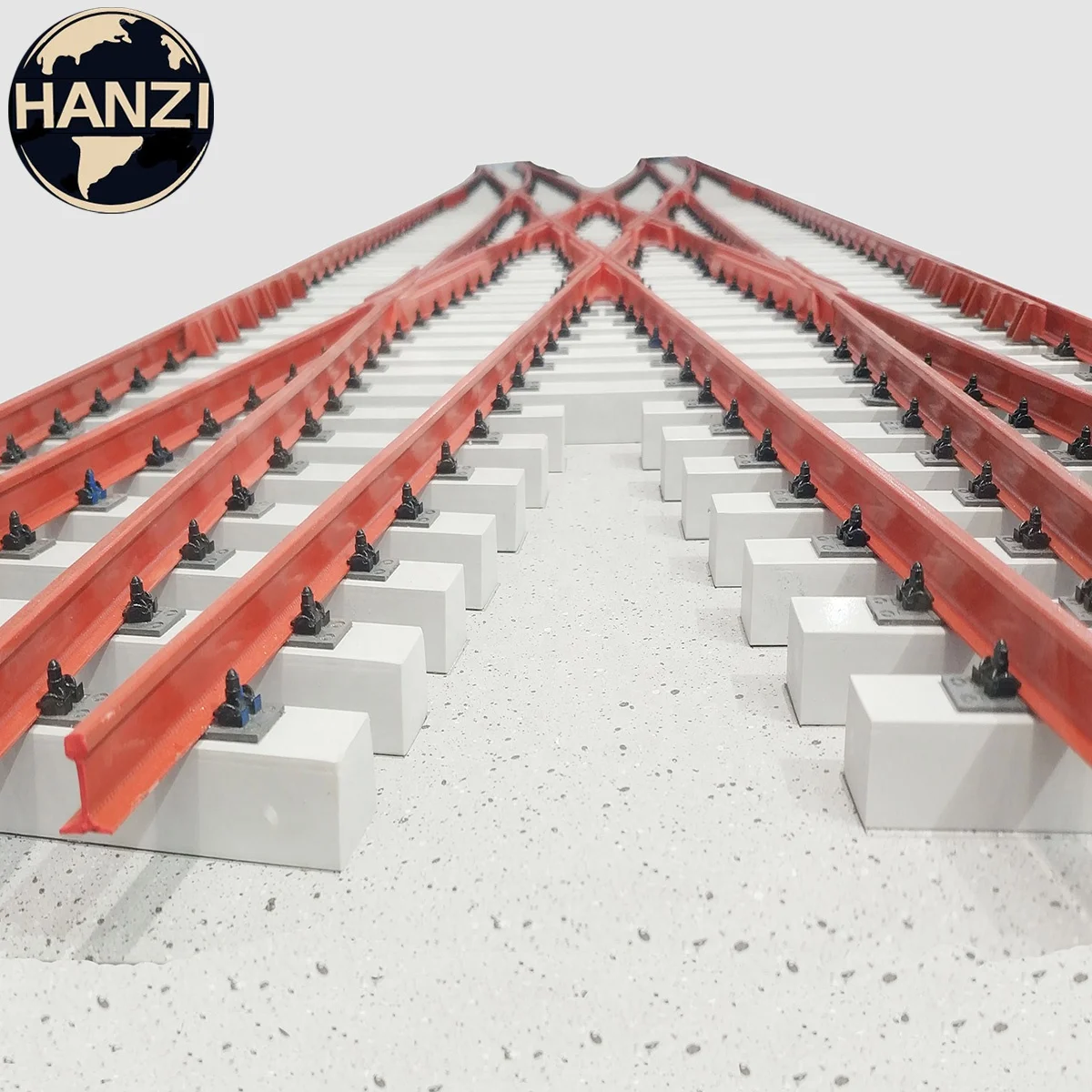 Steel Rail Track Turnout For Railway and Subways