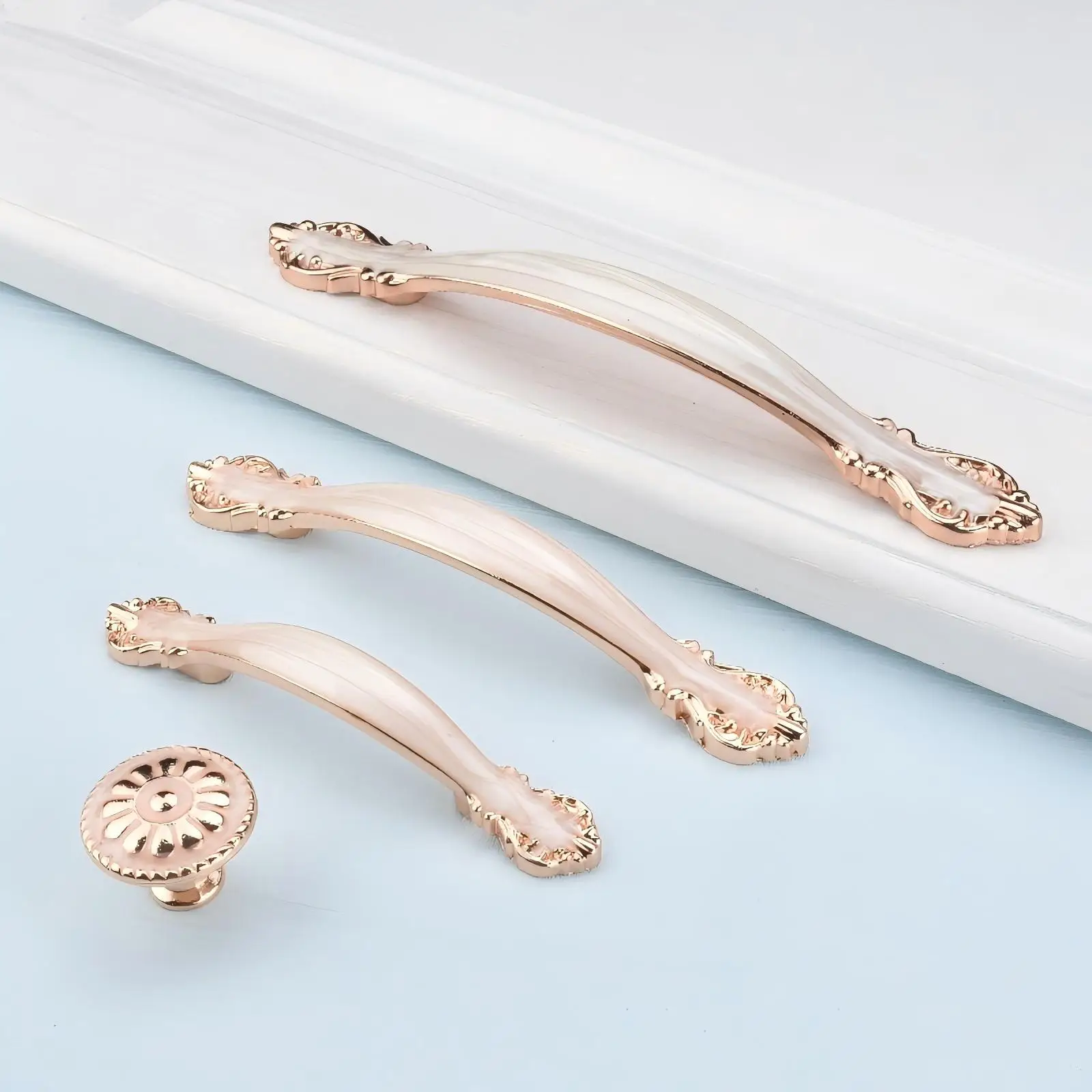 Cabinet Handles Desk Drawer Pull Furniture Door Knob For Cabinet Knob Drawer Wholesale Furniture Hardware Kitchen Accessories