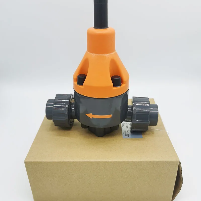 PVC Back pressure regulator valve 188020 UPVC water reducing valve Bonding thread flange connection type