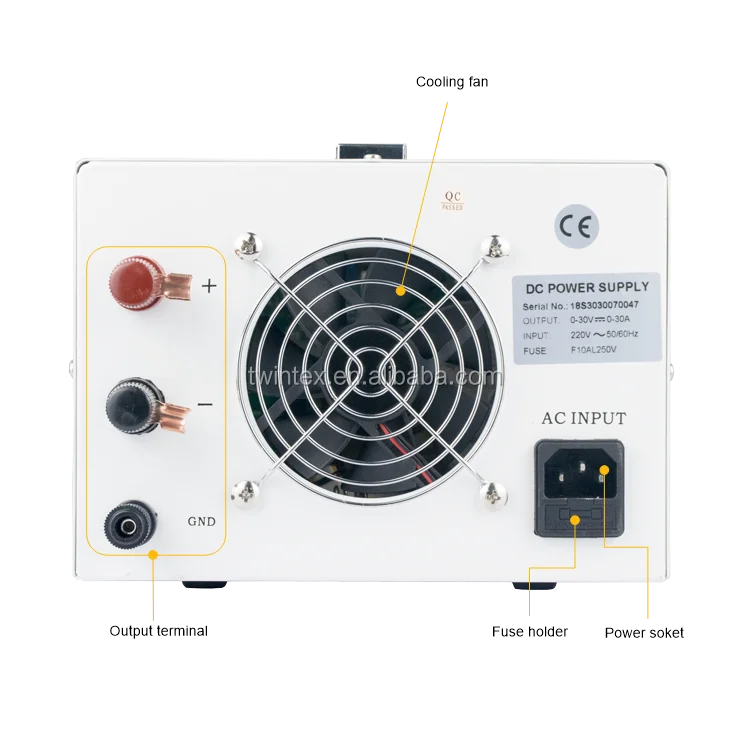 Twintex Long Service Life fuente de alimentacion laboratorio Variable Regulated Source Laboratory Power Supply 30V 40A