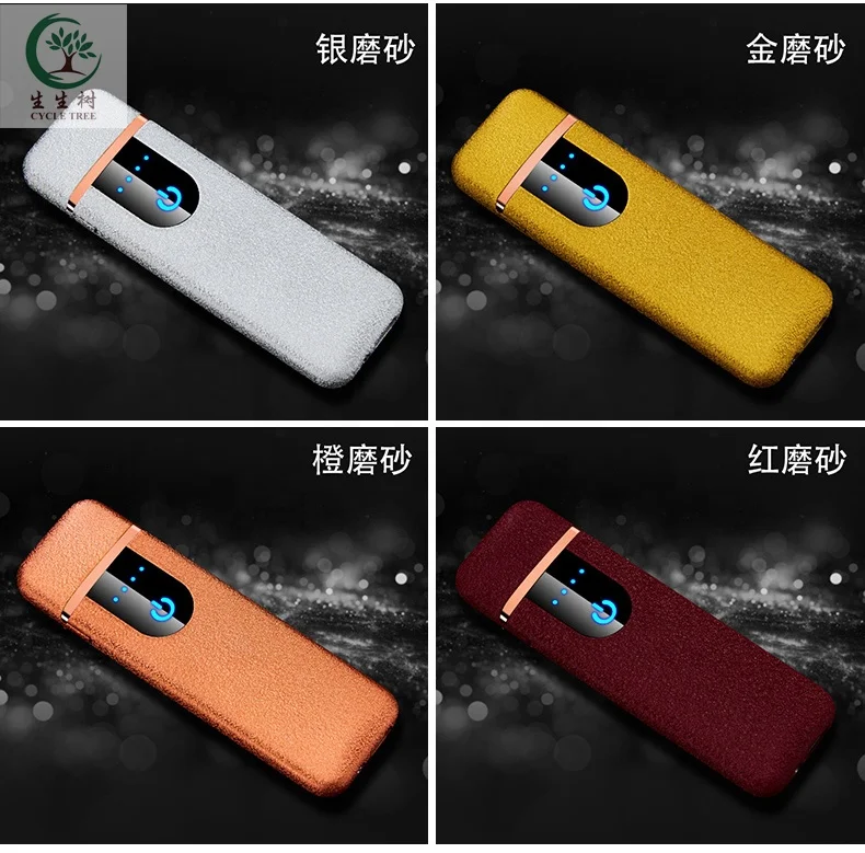 Многофункциональная Водонепроницаемая современная оптовая продажа usb перезаряжаемая металлическая зажигалка для