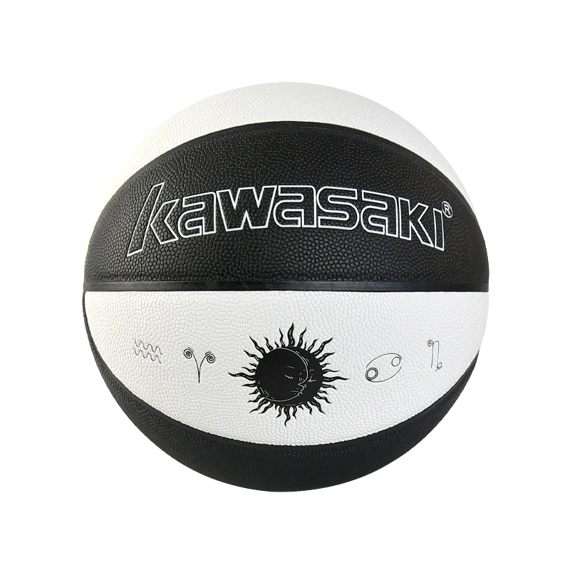 Basketball No. 7 Rubber Outdoor Wear-resistant Training Game Kawasaki Colorful Standard Size