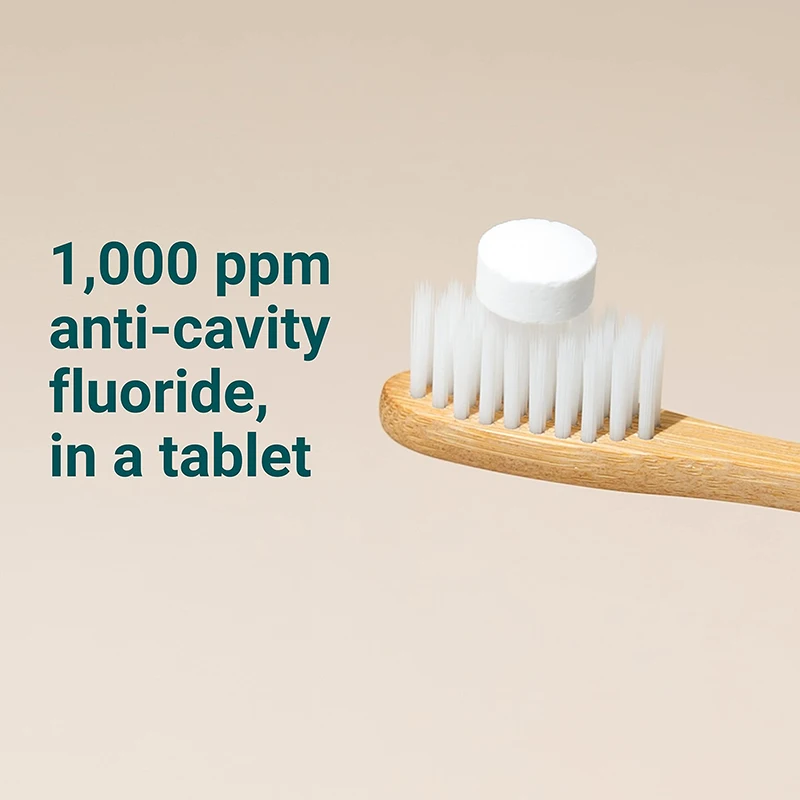 mint with fluoride oral healthy charcoal whitening oem toothpaste tablets