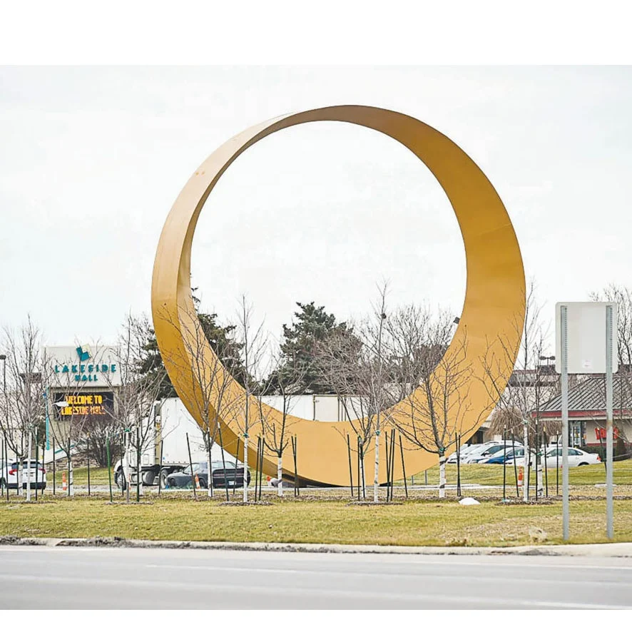 Government Outdoor Stainless Steel Sculpture