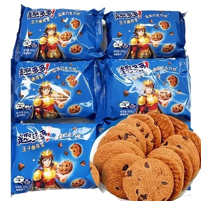 Asian snacks Quduoduo Prince Cookies Cake Accessories Biscuits Chinese Flavor Cookies With Chocolate 85g