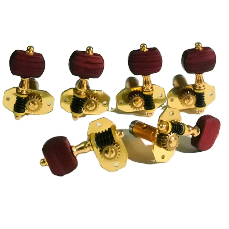 Exquisite Single Guitar Tuning Peg Two-color Trigeminy Musical Classical Guitar Tuning Peg