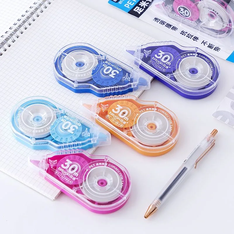 Practical Stationery Correction Tape Customized Plastic Student Transparent Correction Tape