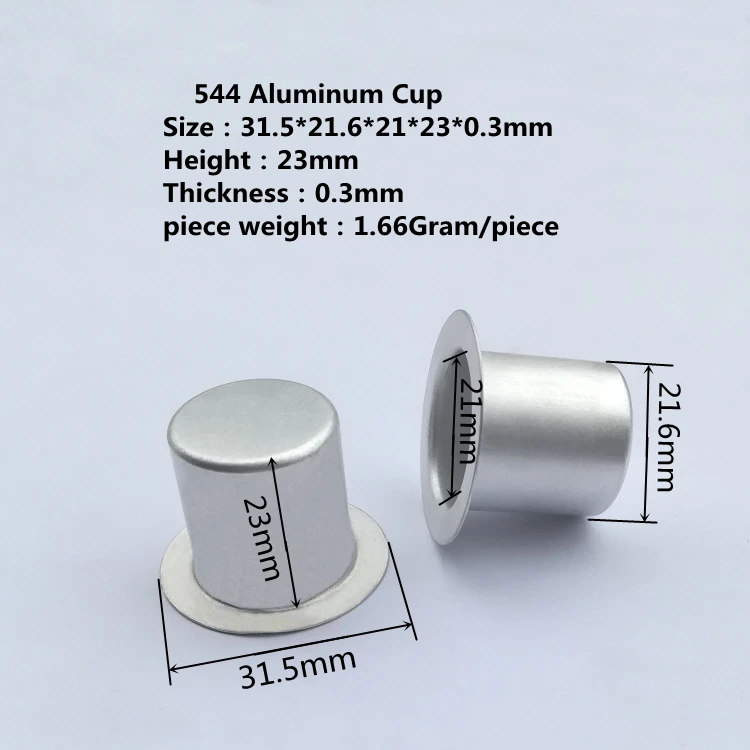 aluminum party cups disposable foil cup metal candle holder figurine metal glass candle jars metal lid