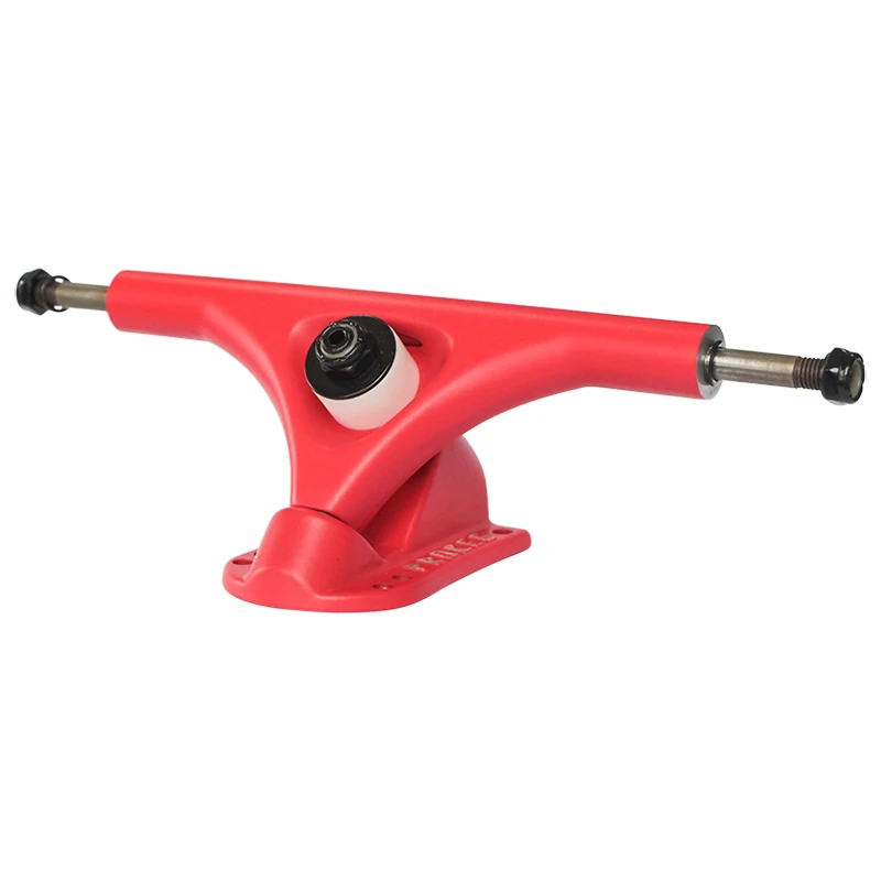 Wholesale Professional 7 inch 180mm Aluminium Gravity Casting Longboard Trucks 50 Degree Custom Black Red Coating skate trucks
