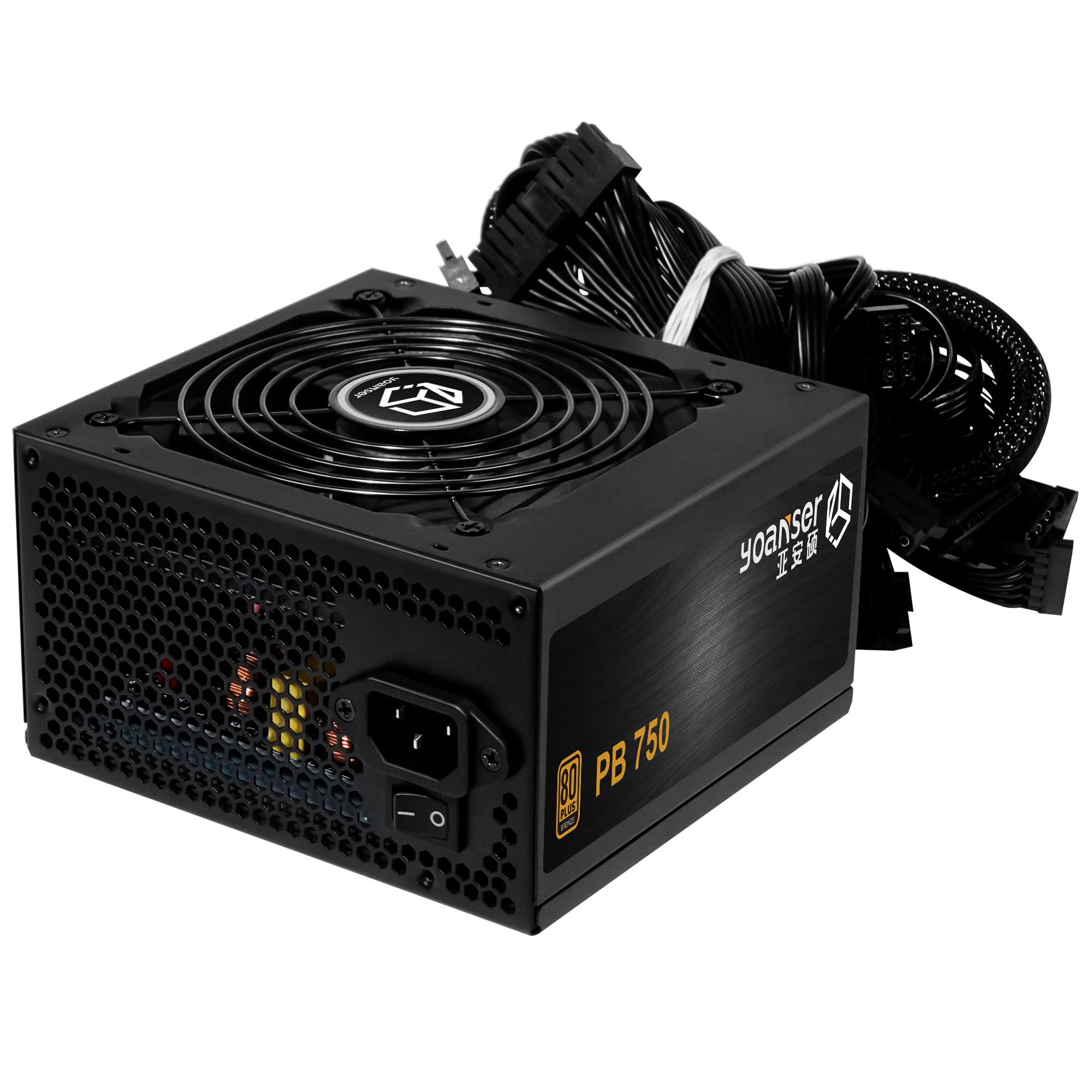 Original Factory Newest 80+ Bronze from 400W to 800W  Flat Type Cable 750W ATX computer pc power supply