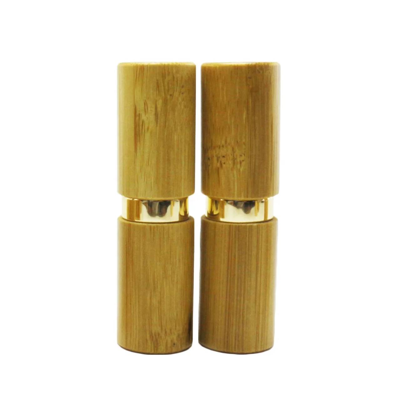 5g 5ml custom small mini luxury cosmetic bamboo lipstick containers lip balm tube eco friendly packaging