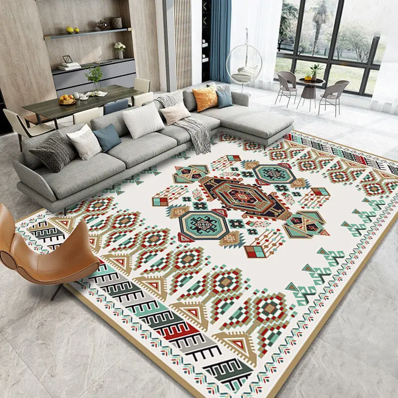 Persian Carpet Living Room Decoration Home Morocco Coffee Tables Mat Bedroom Decor Large Area Rugs Non-slip Washable Floor Mats