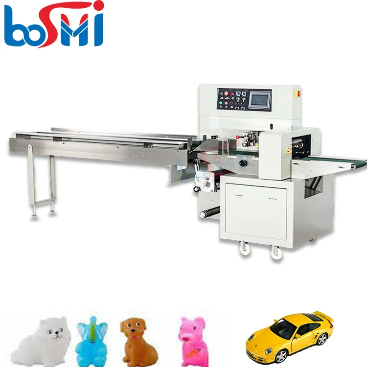 Full automatic horizontal multifunctional servo pharmaceutical product tube candle gifts toys packing machine suppliers