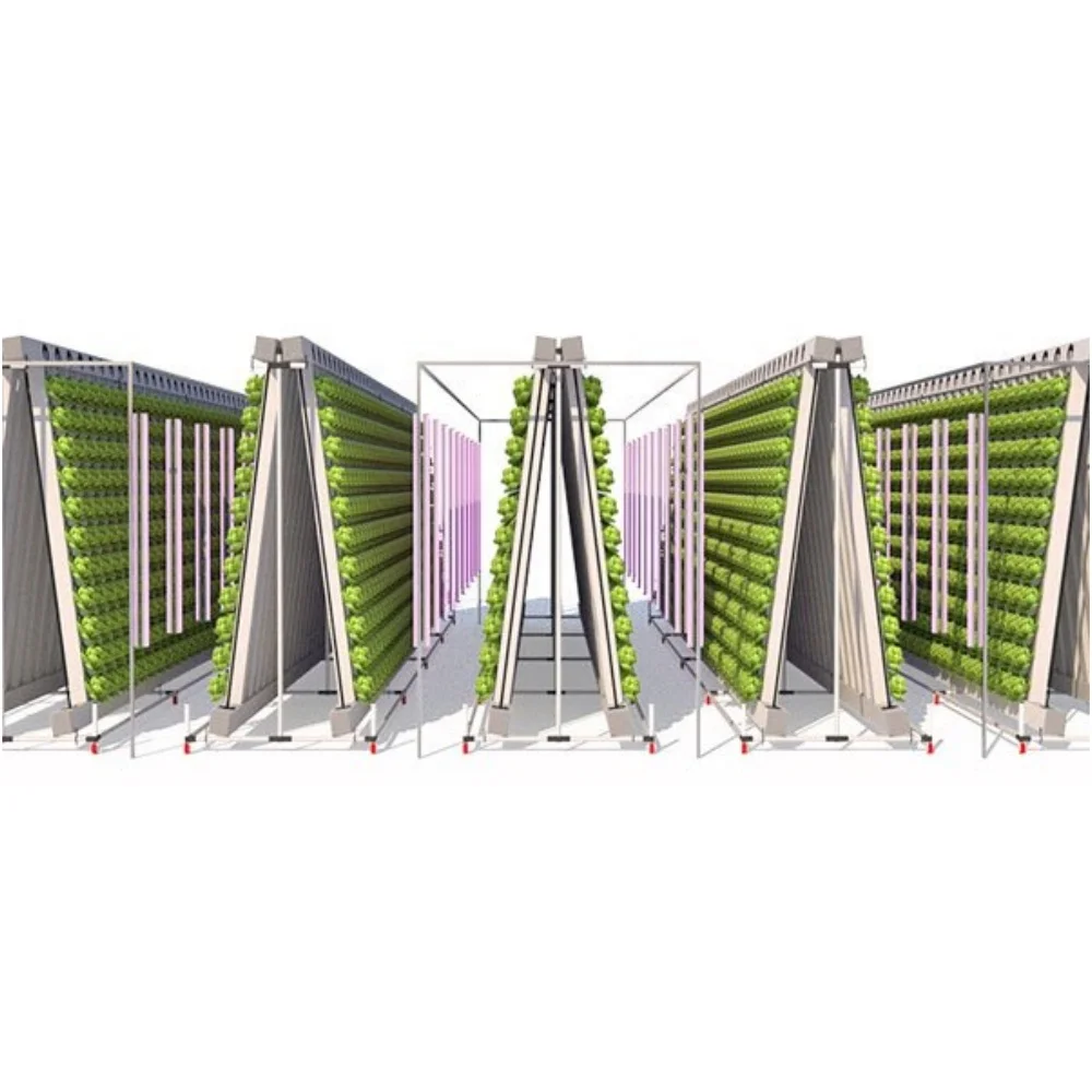Agriculture Vertical Hydroponic Tower Zip Hydroponic Channel Grow System