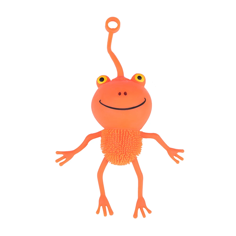 KEHUI Squishy Balls Sensory toy Hot Selling Fidget Toys Colorful Soft Toy Cartoon Frog Puffer Ball For Kids