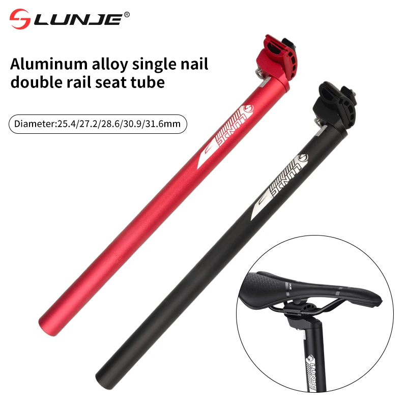 LUNJE L=400mm Mountain Bike Seatpost/Road Bicycle Seat Lever Mtb Tube 25.4/27.2/28.6/30.4/30.9/31.6 Mm Tranzx Dropper Seatpost