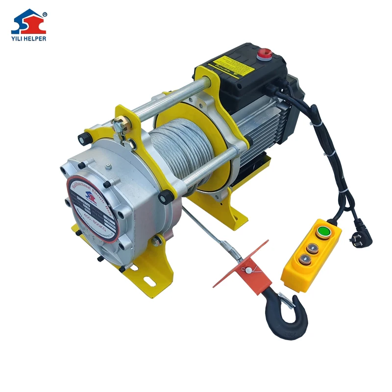 Wholesale Price Mini Type Electric Wire Rope Hoist Cable Winch Construction Hoist