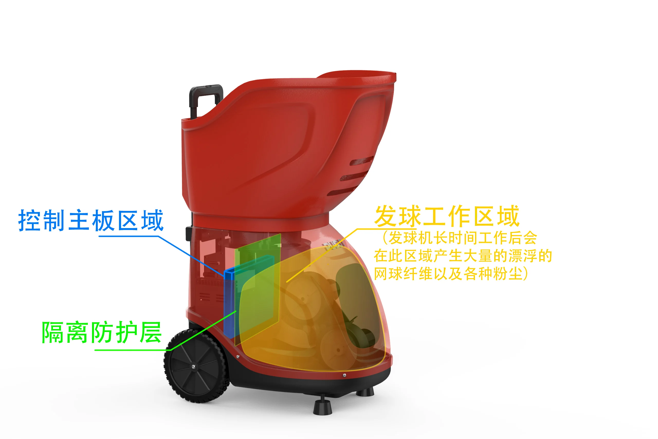 Factory Wholesales Automatic Ball Machine Launcher Equipment For Training Practice Padel Ball Machine With Remote