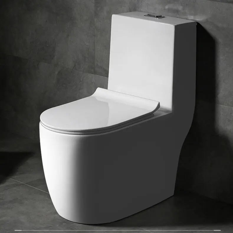Modern hotel siphonic bathroom wc toilet commode floor mounted closestool siphonic bathroom ceramic one piece toilet