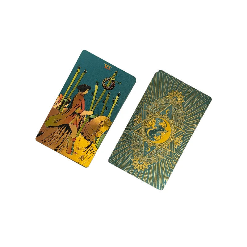 High Quality Custom Printed Paper Tarot Cards Deck Board Game for Angel Healing with Guidebook