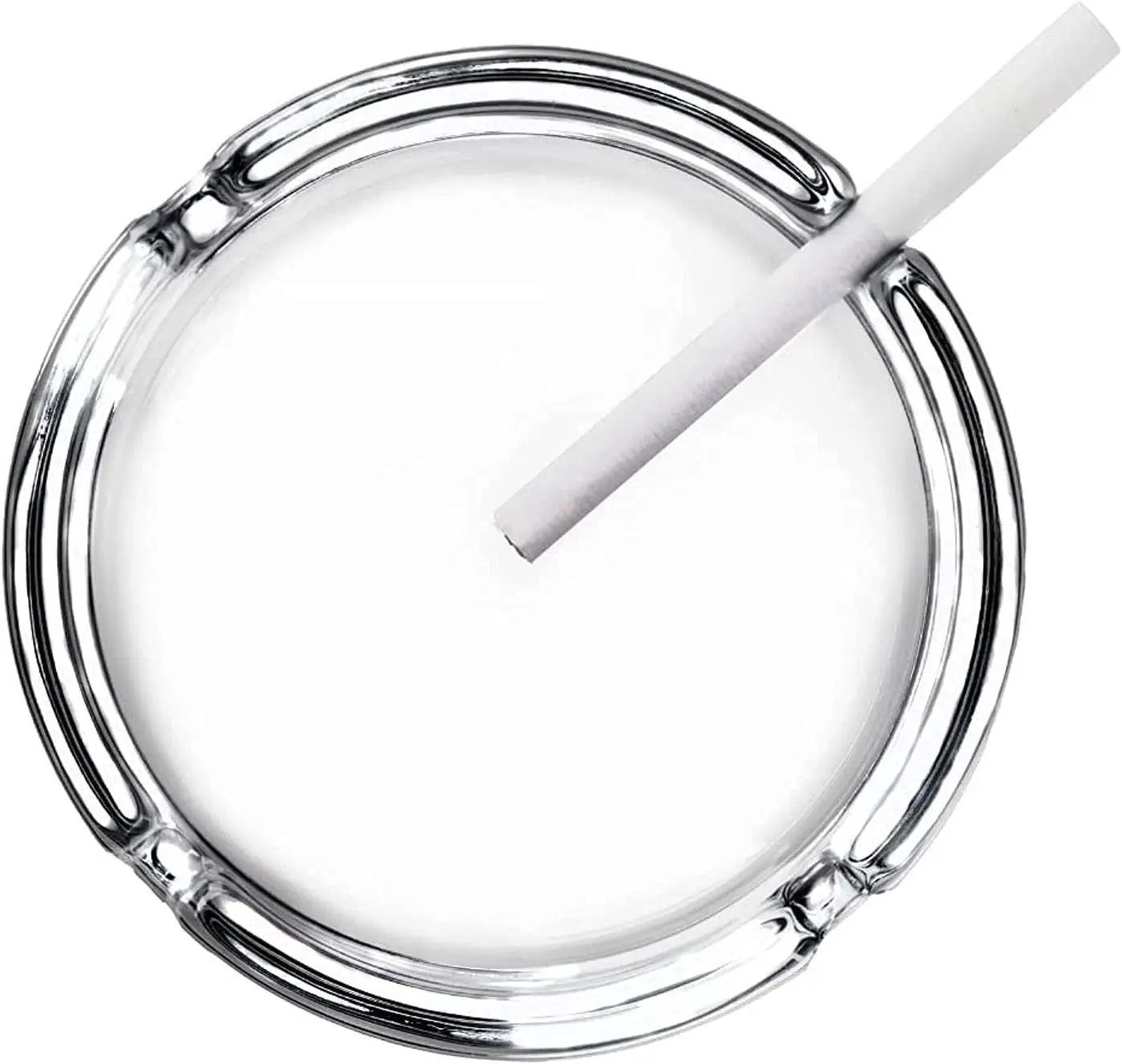 Glass Ashtrays, Round Ash Tray Whiskey Tray Clear Wooden Custom Qingdao Carton CLASSIC for Home Office 5000pcs Smoking Glass