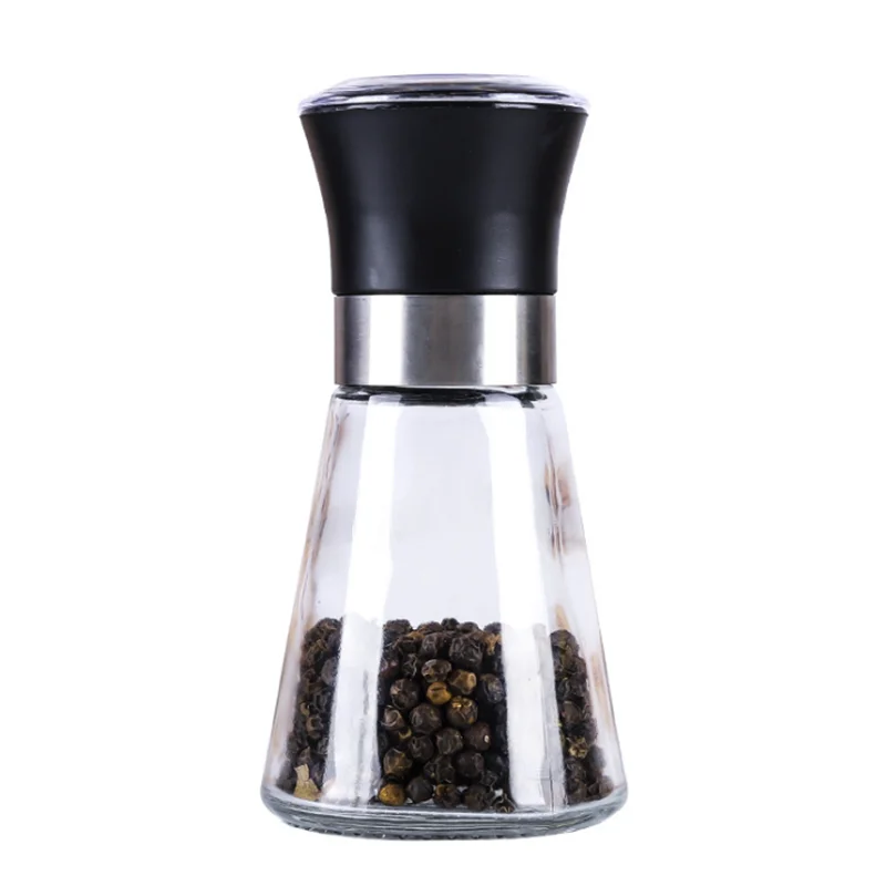 
Hot sale Mini hand ceramic pepper grinder, sea salt seasoning grinder bottle, new grinder can kitchen supplies 