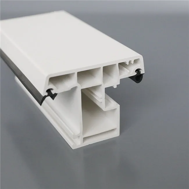 Factory Direct pvc plastic profile korea 65mm casement upvc profile for windows and doors pvc upvc window Profile with seal