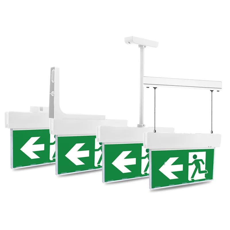Changeable Legends ip40 waterproof vintage running man sign enamel led emergency exit sign