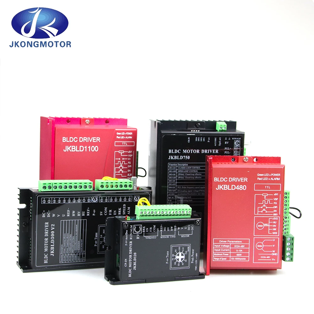 Jkongmotor Bldc Motor Drivers Controller 24v 5A Bldc Controller Brushless Driver With Hall Sensor Control