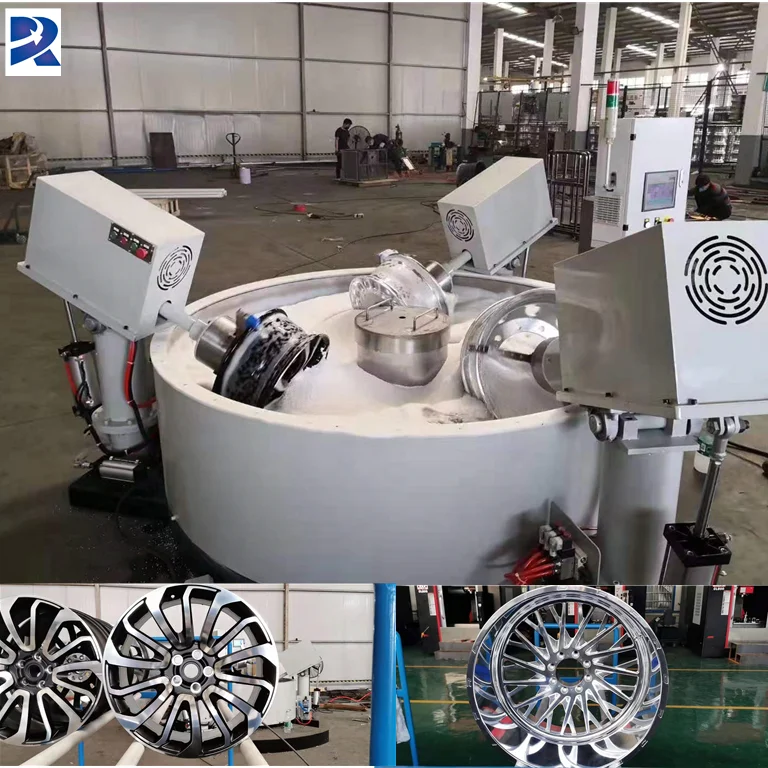 
New Design Alloy Aluminium Vibrating wheel rim polishing machine Burr Remove Enhance Brightness China manufacture 