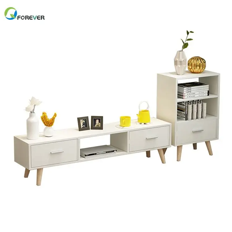YQ JENMW New Modern Model MDF Wood Led TV Stand Design For Living Room