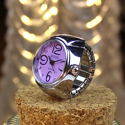 Korean fashion wholesale Individual men and women finger watch hot selling lovers ring watch ring