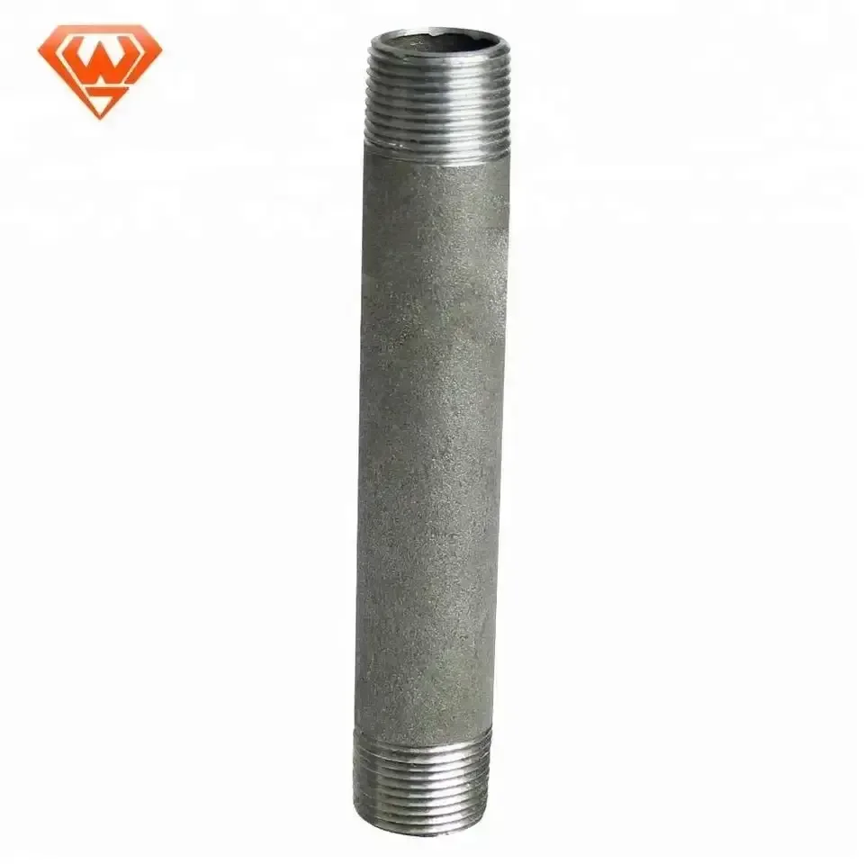 Tube Metal Pipe Joints Forged Female Carbon Steel Pipe Nipple