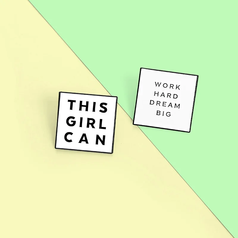 Encouraging Dreams Custom Metal Enamel Pins Bronze Fairy Slogan Words Brooch Lapel Pin Badge Perfect Souvenir for Friends