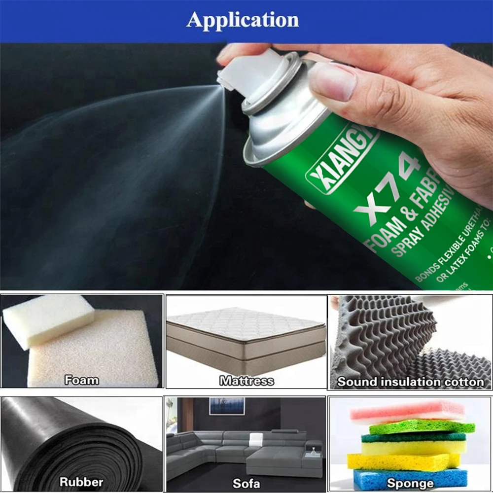 X74 SBS Adhesive Spray Foam Spray Glue for Mattress